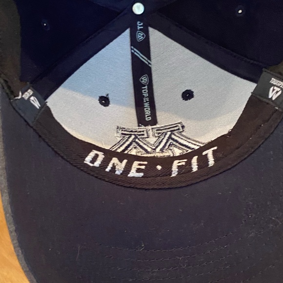 Men's Top of the World Blue Gray Minnesota Golden Gophers Team Fitted Hat - Picture 6 of 13